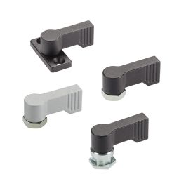 CaraLife Draaigrendel – Witte Opslagklep Greep – Voor Caravans En Campers – Met Vergrendeling – Hartafstand 3,3 Cm – PP-kunststof