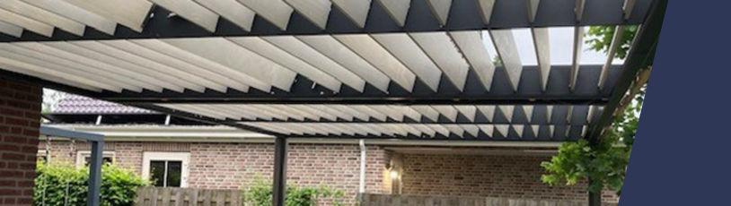 BIBUS in de praktijk: eenvoudig te bedienen terrasoverkapping met behulp van elektrische actuator 