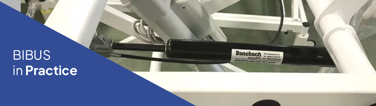 BIBUS in practice: lockable gas springs for medical purposes