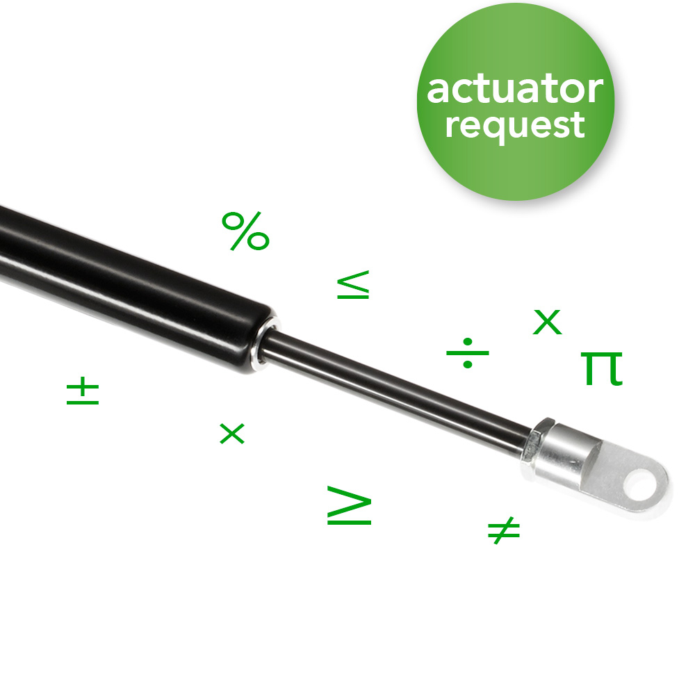 Put together your actuator yourself