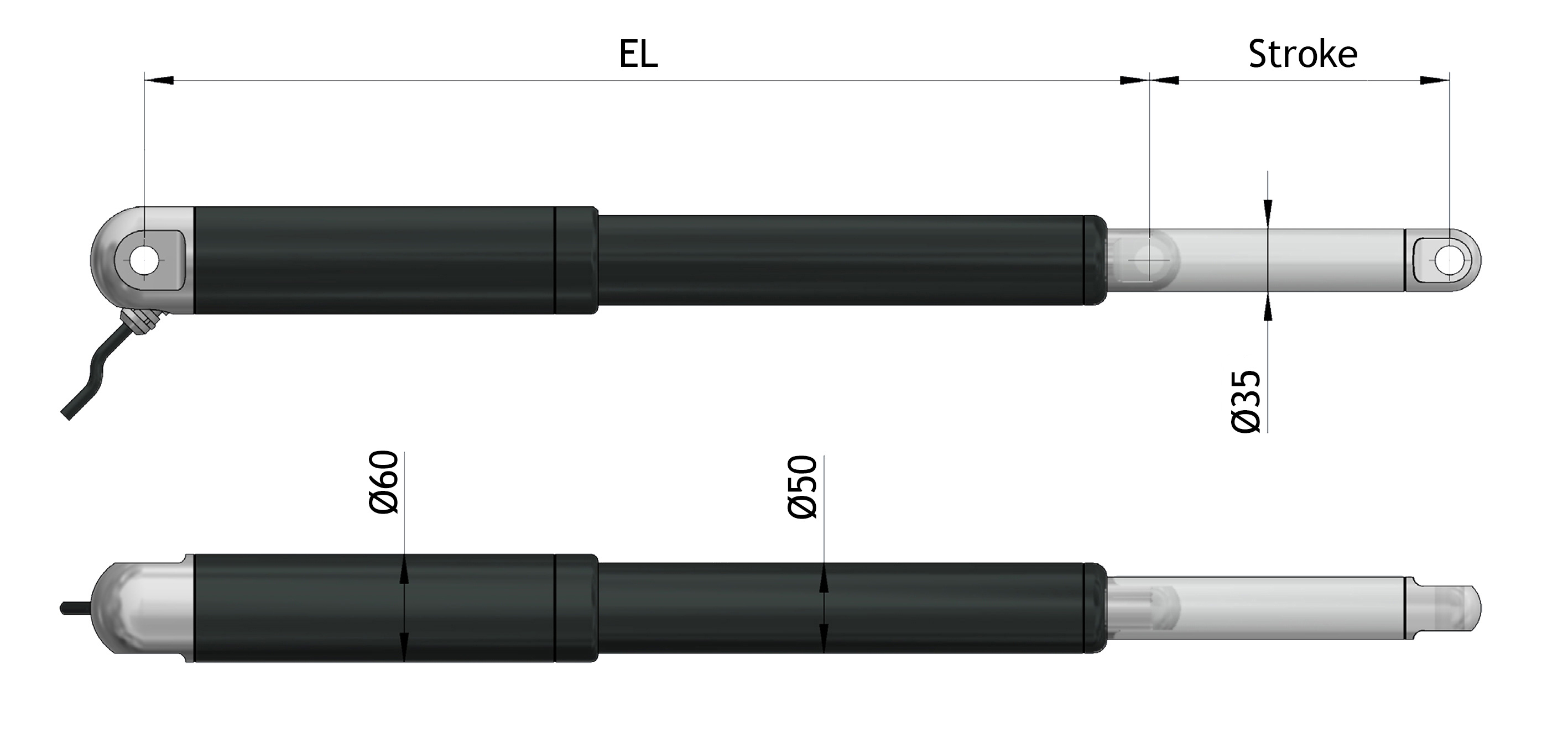 Afmetingen easyE-35 Afmetingen easyE-35