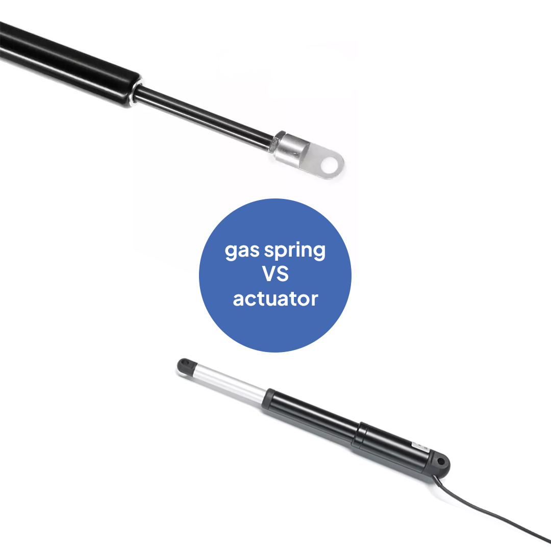 Choosing between a gas spring and an actuator