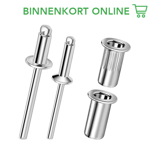 Blindklinknagels en moeren Blindklinknagels en moeren