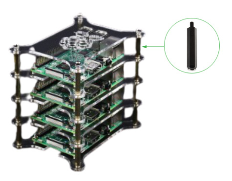 Stapelbare behuizing raspberry pi Stapelbare behuizing raspberry pi