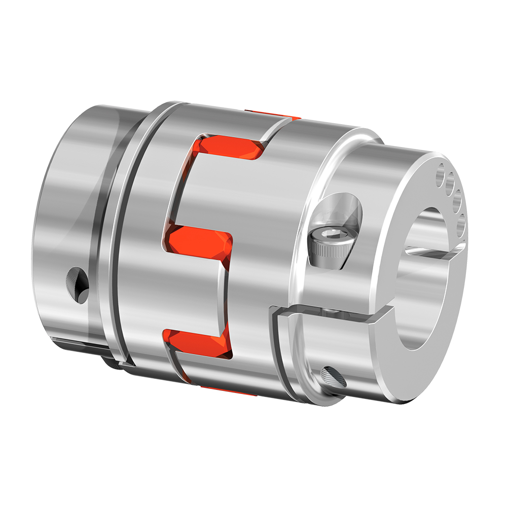 GWE 5104 - Universally Applicable Type with Double-Slit Clamping Hubs