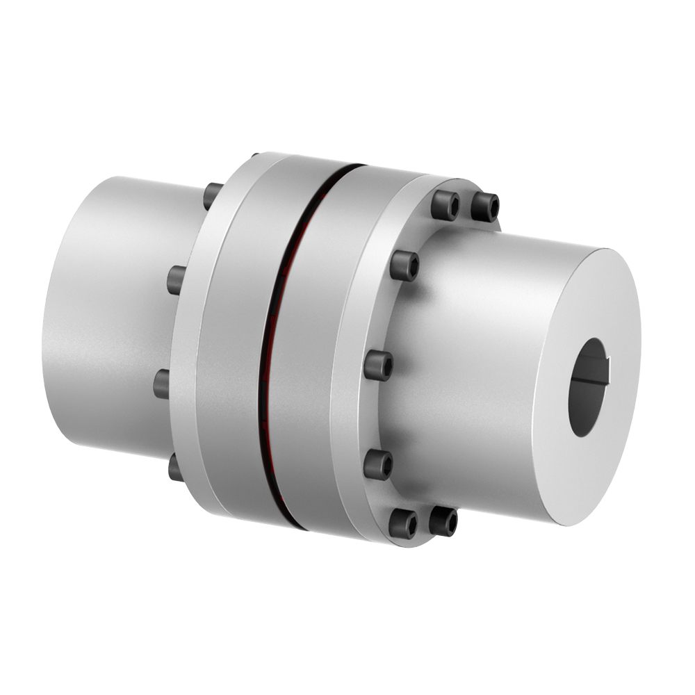 TNM H - Type with Multi-Part Coupling Hubs and Radially Removeable Intermediate Sleeve