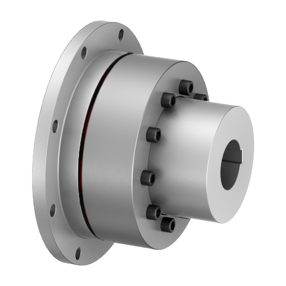TNM LG - Type with One Multi-Part Coupling Hub and Screw-On Flange