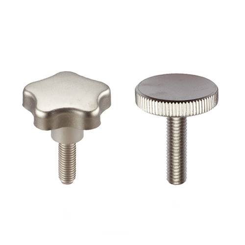 Knobs with threaded end