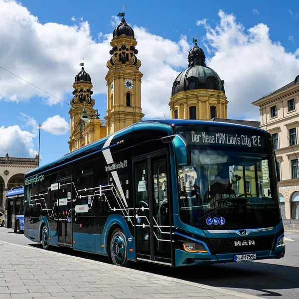 The LionCity city buses for MAN