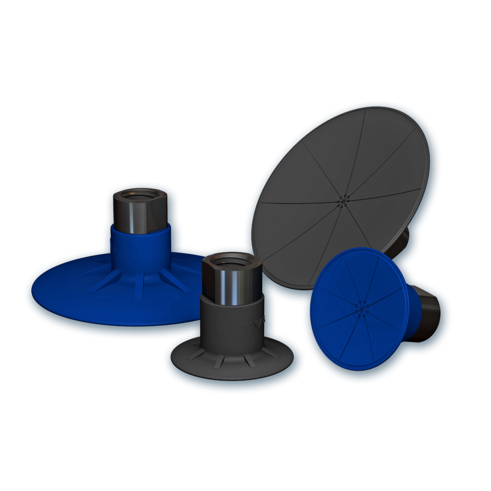 Ultra-Flat, Non-Marking Suction Cups, VPSC Series
